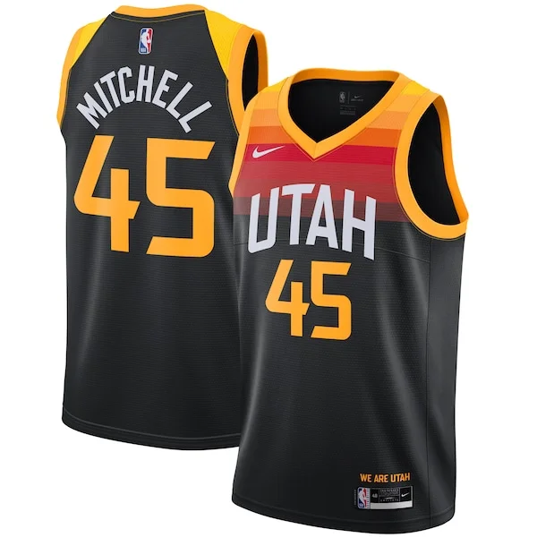 Magnifico Pratico Donovan Mitchell Utah Jazz Nike 2021/22 Swingman Player Jersey Black City Edition