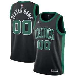 Magnifico Raffinato Sofisticato Boston Celtics Jordan Brand Swingman Custom Jersey Statement Edition Black