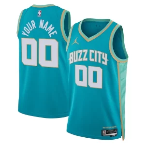 Meraviglioso Attraente Charlotte Hornets Jordan Brand Unisex 2023/24 Custom Swingman Jersey Teal City Edition