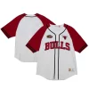 Meraviglioso Bellissimo Chicago Bulls Practice Day Baseball Jersey White
