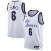 Meraviglioso Bellissimo LeBron James Los Angeles Lakers Nike Unisex 2022/23 Swingman Jersey City Edition White