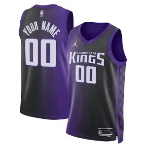Meraviglioso Carino Sacramento Kings Jordan Brand Unisex Swingman Custom Jersey Statement Edition Purple