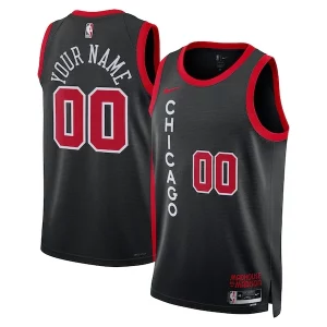 Meraviglioso Chicago Bulls Nike Unisex 2023/24 Custom Swingman Jersey Black City Edition