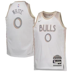 Meraviglioso Coby White Chicago Bulls Nike Youth 2024/25 Swingman Player Jersey City Edition White