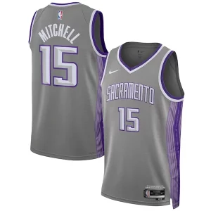 Meraviglioso Davion Mitchell Sacramento Kings Nike Unisex 2022/23 Swingman Jersey City Edition Anthracite