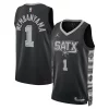 Meraviglioso Delizioso Victor Wembanyama San Antonio Spurs Jordan Brand Unisex Swingman Jersey Statement Edition Black
