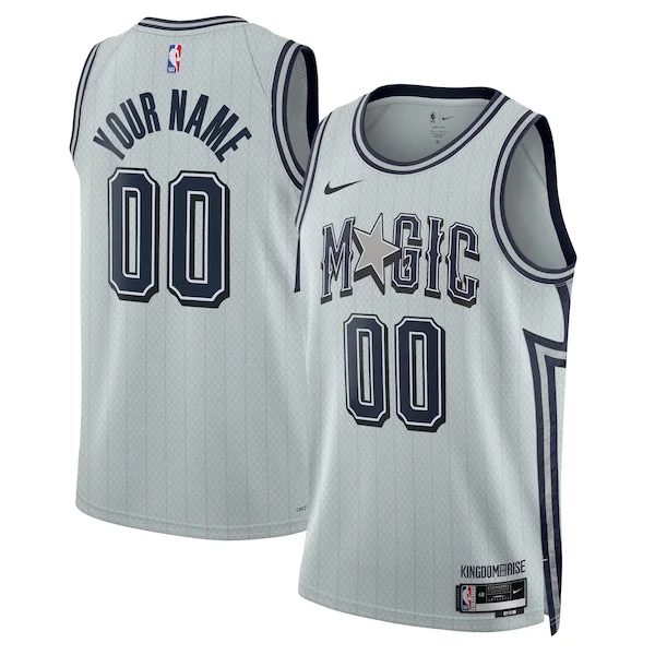 Meraviglioso Eccezionale Orlando Magic Nike Unisex 2024/25 Custom Swingman Jersey City Edition Silver