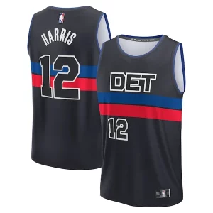 Delizioso Incantevole Trendy Tobias Harris Detroit Pistons Youth Fast Break Player Jersey Statement Edition Black