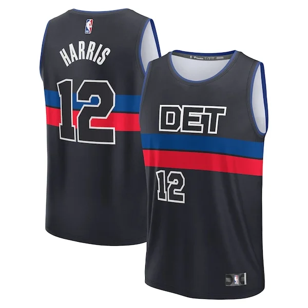 Delizioso Incantevole Trendy Tobias Harris Detroit Pistons Youth Fast Break Player Jersey Statement Edition Black