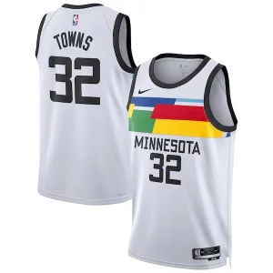 Splendido Ottimo Karl Anthony Towns Minnesota Timberwolves Nike Unisex 2022/23 Swingman Jersey City Edition White