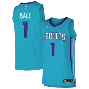 Meraviglioso LaMelo Ball Charlotte Hornets Jordan Brand Authentic Player Jersey Icon Edition Teal