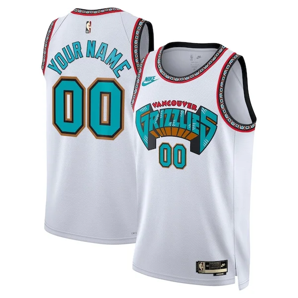Meraviglioso Memphis Grizzlies Nike Unisex Adult Swingman Custom Jersey Classic Edition White