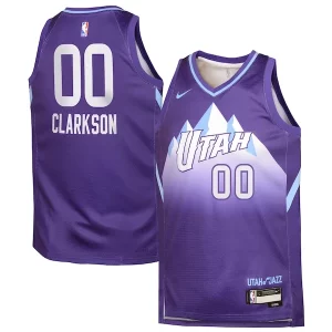 Meraviglioso Moderno Duraturo Jordan Clarkson Utah Jazz Nike Youth 2024/25 Swingman Player Jersey City Edition Purple