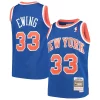 Meraviglioso Patrick Ewing New York Knicks Youth Hardwood Classics Swingman Throwback Jersey Blue