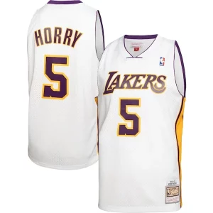Meraviglioso Robert Horry Los Angeles Lakers 2001/02 Hardwood Classics Swingman Jersey White