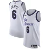 Meraviglioso Stupendo LeBron James Los Angeles Lakers Nike 2022/23 Authentic Jersey City Edition White