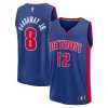 Meraviglioso Tim Hardaway Jr. Detroit Pistons Fast Break Replica Player Jersey Icon Edition Blue