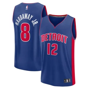 Meraviglioso Tim Hardaway Jr. Detroit Pistons Fast Break Replica Player Jersey Icon Edition Blue