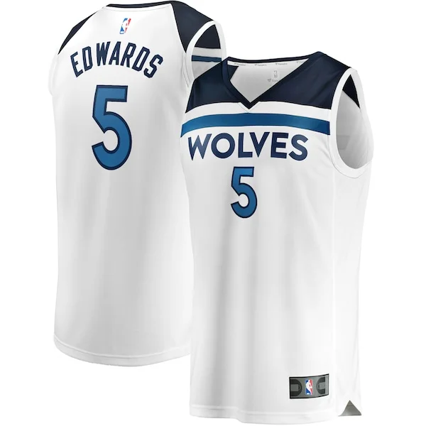 Meraviglioso Trendy Anthony Edwards Minnesota Timberwolves Youth Fast Break Replica Player Jersey Association Edition White