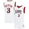 Moderno Allen Iverson Philadelphia 76ers Big & Tall Hardwood Classics 1996/97 Swingman Jersey White/Black/Red/Royal
