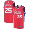 Moderno Ben Simmons Philadelphia 76ers Jordan Brand Youth 2020/21 Swingman Player Jersey Statement Edition Red