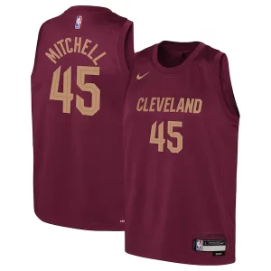 Moderno Donovan Mitchell Cleveland Cavaliers Nike Youth Swingman Jersey Icon Edition Wine