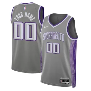 Moderno Eccezionale Elegante Sacramento Kings Nike Unisex 2022/23 Swingman Custom Jersey City Edition Black