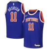 Moderno Eccezionale Incantevole Jalen Brunson New York Knicks Nike Youth Swingman Jersey Icon Edition Blue