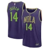 Moderno Elegante Fantastico Brandon Ingram New Orleans Pelicans 2024/25 Fast Break Player Jersey City Edition Purple