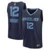 Moderno Gorgeous Ja Morant Memphis Grizzlies Youth Fast Break Replica Player Jersey Icon Edition Navy
