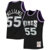 Moderno Jason Williams Sacramento Kings 2000/01 Hardwood Classics NBA 75th Anniversary Diamond Swingman Jersey Black