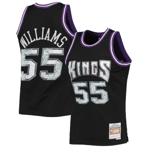 Moderno Jason Williams Sacramento Kings 2000/01 Hardwood Classics NBA 75th Anniversary Diamond Swingman Jersey Black