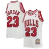 Moderno Magnifico Prestigioso Michael Jordan Chicago Bulls Youth 1997/98 Hardwood Classics Authentic Jersey White/Black/Red