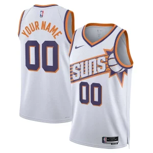 Lussuoso Versatile Resistente Phoenix Suns Nike Unisex Swingman Custom Jersey White Association Edition
