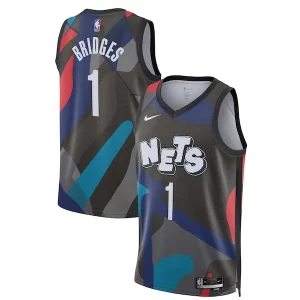 Moderno Mikal Bridges Brooklyn Nets Nike Unisex 2023/24 Swingman Jersey Black City Edition