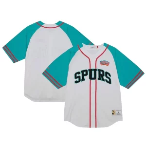 Moderno San Antonio Spurs Practice Day Baseball Jersey White