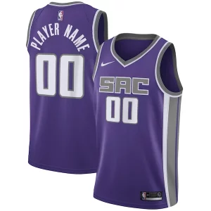 Moderno Trendy Fascinante Sacramento Kings Nike Swingman Custom Jersey Purple Icon Edition
