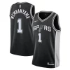 Moderno Victor Wembanyama San Antonio Spurs Nike Youth 2023 NBA Draft First Round Pick Swingman Jersey Icon Edition Black