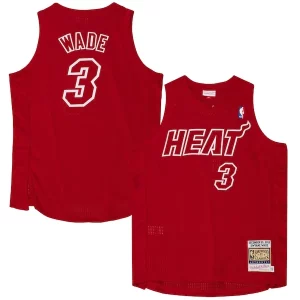 Ottimo Classico Trendy Dwyane Wade Miami Heat 2012 Authentic Player Jersey Scarlet