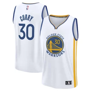 Resistente Raffinato Lussuoso Stephen Curry Golden State Warriors Youth Fast Break Replica Jersey Association Edition White