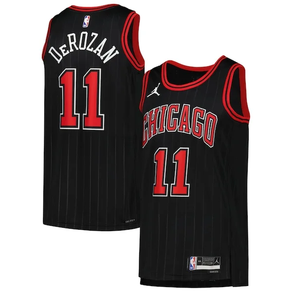 Ottimo DeMar DeRozan Chicago Bulls Jordan Brand Unisex Swingman Jersey Statement Edition Black