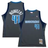 Ottimo Dirk Nowitzki Dallas Mavericks 2003/04 Hardwood Classics Swingman Jersey Gray