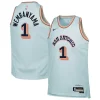 Ottimo Eccezionale Victor Wembanyama San Antonio Spurs Nike Youth 2024/25 Swingman Player Jersey City Edition Light Blue