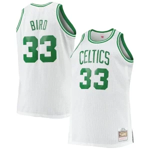 Ottimo Fascinante Prestigioso Larry Bird Boston Celtics Big & Tall 1985/86 Hardwood Classics Swingman Jersey White