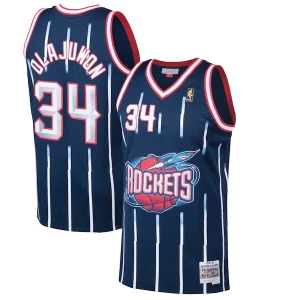 Ottimo Hakeem Olajuwon Houston Rockets 1996/97 Hardwood Classics Swingman Jersey Navy