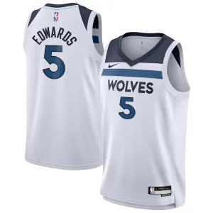 Ottimo Meraviglioso Anthony Edwards Minnesota Timberwolves Nike Youth Swingman Jersey Association Edition White