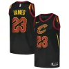 Ottimo Meraviglioso Comodo LeBron James Cleveland Cavaliers Nike Swingman Player Jersey Statement Edition Black