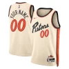 Ottimo Prestigioso Detroit Pistons Nike Unisex 2024/25 Custom Swingman Jersey City Edition White