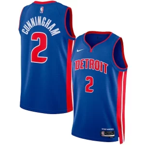 Ottimo Raffinato Moderno Cade Cunningham Detroit Pistons Nike Unisex Swingman Jersey Icon Edition Blue/White