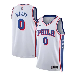 Ottimo Splendido Tyrese Maxey Philadelphia 76ers Nike Unisex Swingman Jersey Association Edition White